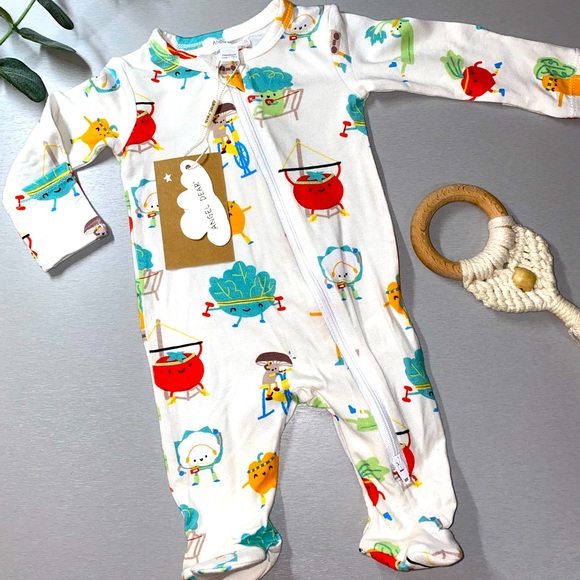 Angel Dear Other - Angel Dear zipper footie